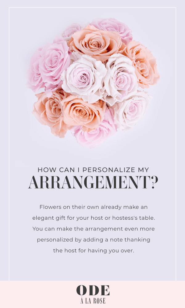 personalize flower bouquet