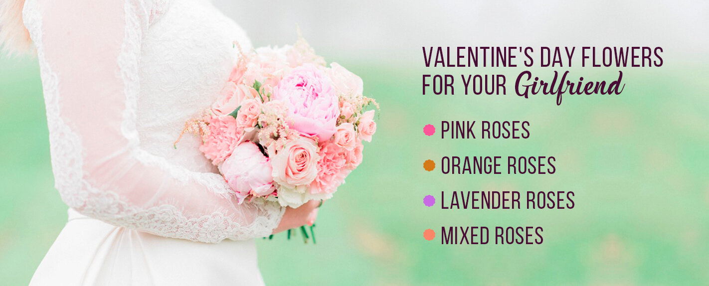 valentines flowers for girlfriend