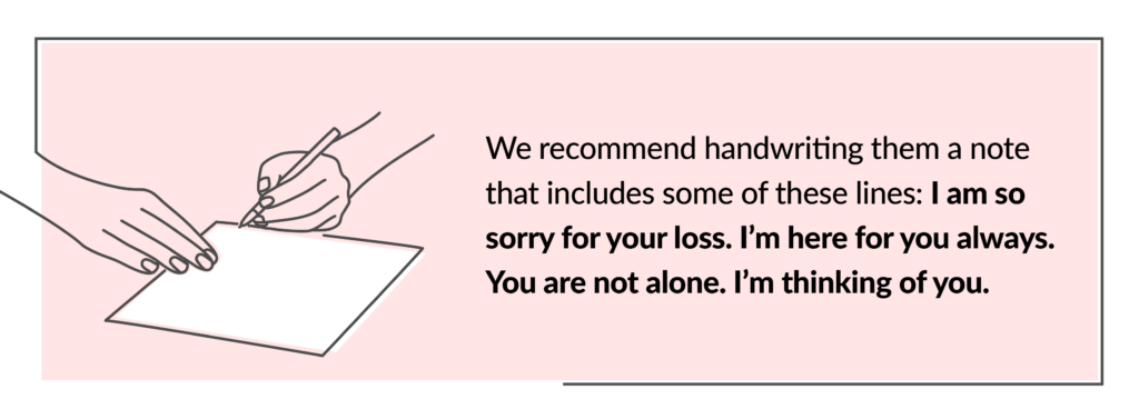Handwriting a note