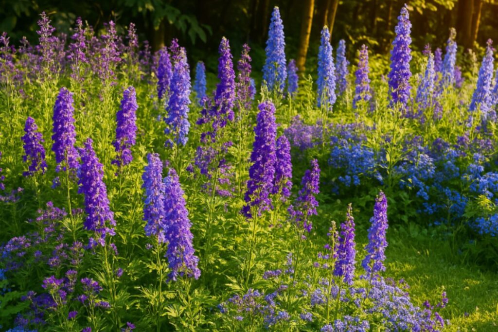 larkspur july birth flower