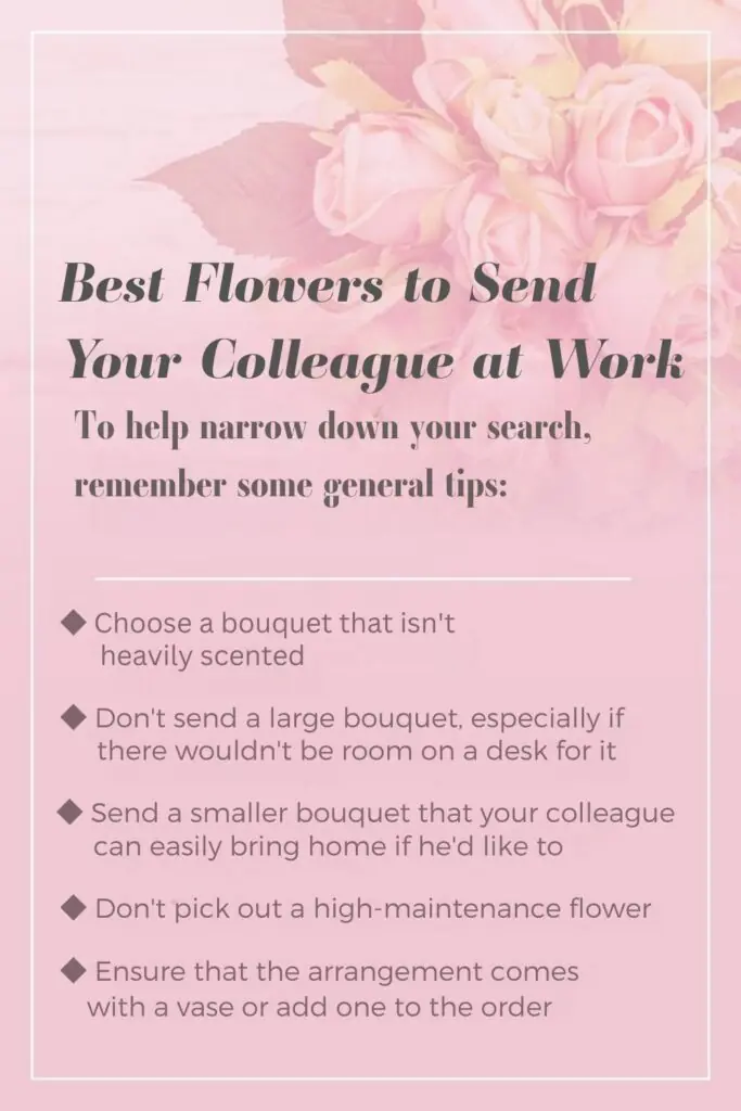 Best Flowers to Send to the Office