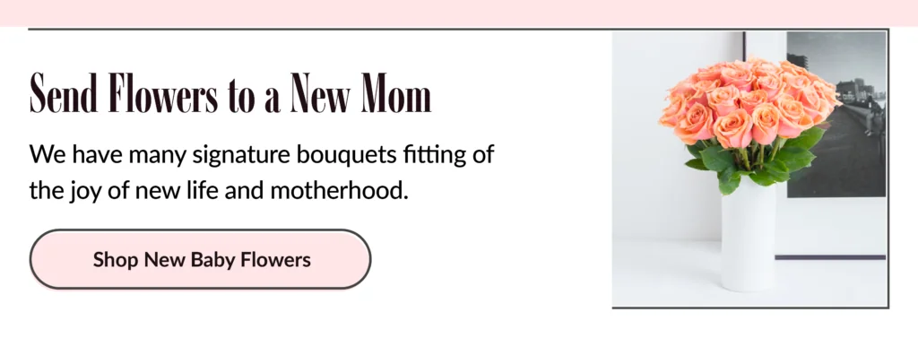 send flowers to a new mom
