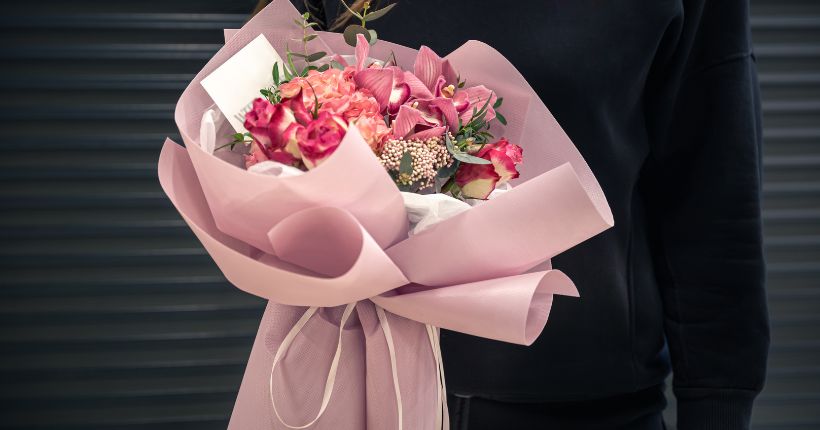 pink flower bouquet