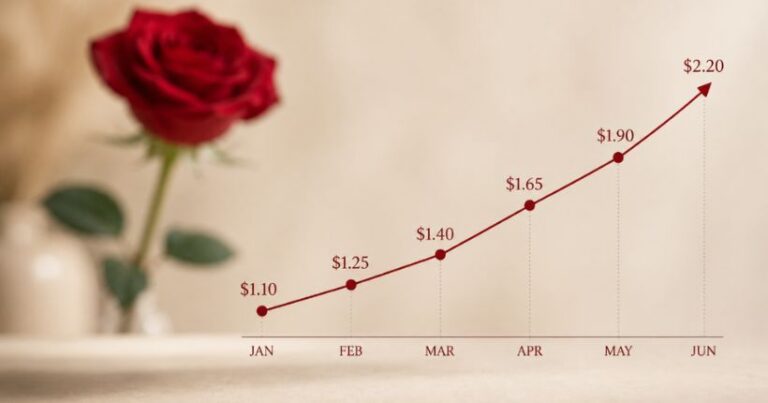 Flower Bouquet Price Index: Retail vs. Wholesale Inflation